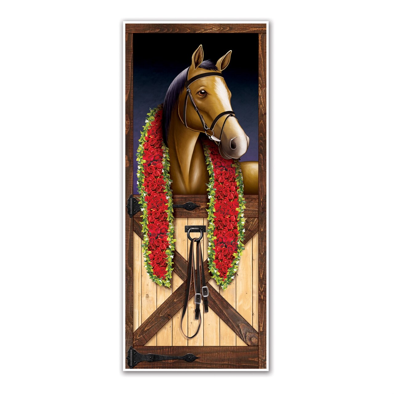 Horse Racing Door Cover, (Pack of 12)